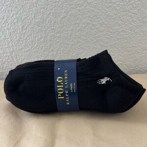 Polo by Ralph Lauren Black Casual Socks 6 pairs